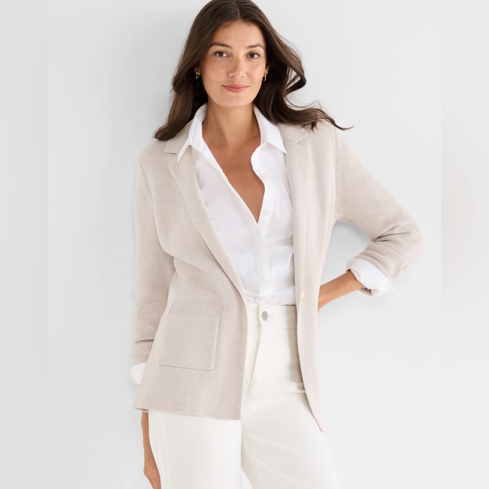 NWT NIC+ZOE Elegant Knit Blazer XS
